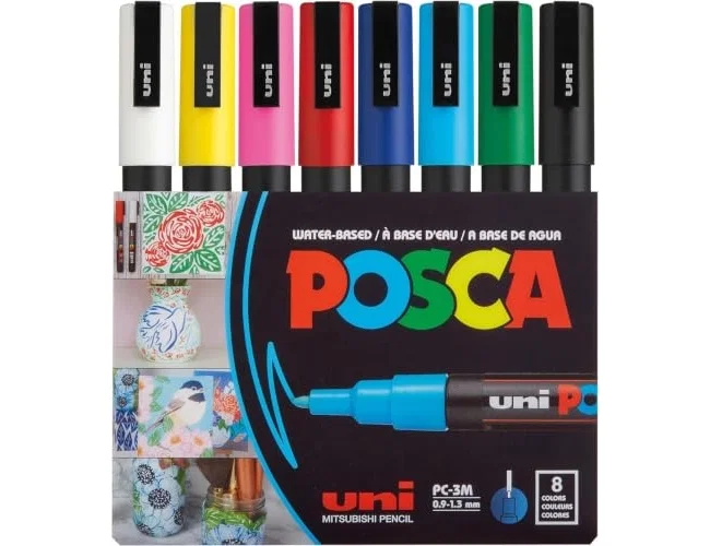 Posca Marcador PC-3M Rosa Punta Cónica 0,9-1,3 mm