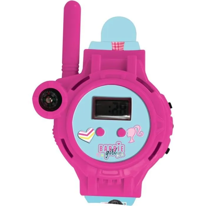 Lexibook Reloj Digital Barbie con Función Walkie-Talkie, Alcance 200m, Niños