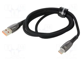 Baseus Glimmer Cable USB a USB-C 100W 1m negro