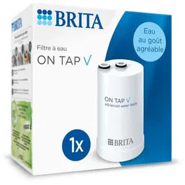 Brita ON TAP V Filtro de Agua - Pack 1 Unidad - 600 L / 4 Meses - Compatible con Sistema de Filtración de Grifo ON TAP V