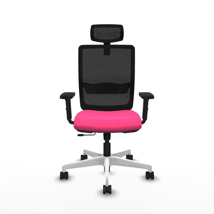PIQUERAS Y CRESPO Silla de oficina Haches Rosa y Negro PIQUERAS Y CRESPO Silla de oficina Haches Rosa y Negro