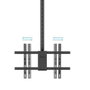 TooQ Soporte de Techo para Pantallas 43-86 pulgadas LPCE1186TSLI-XL-B Negro