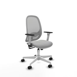 PIQUERAS Y CRESPO Silla de oficina Cilanco Gris con mecanismo Sincro