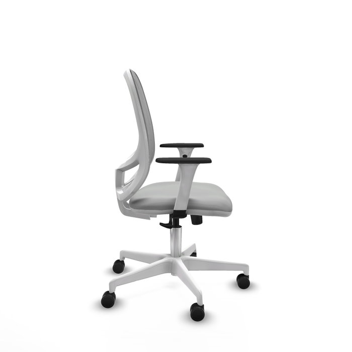PIQUERAS Y CRESPO Silla de oficina Cilanco Gris con mecanismo Sincro