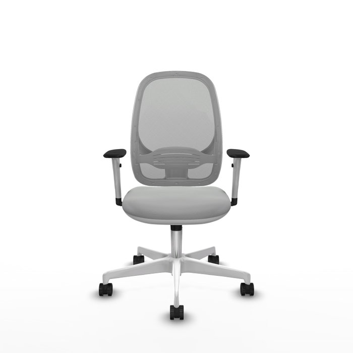 PIQUERAS Y CRESPO Silla de oficina Cilanco Gris con mecanismo Sincro