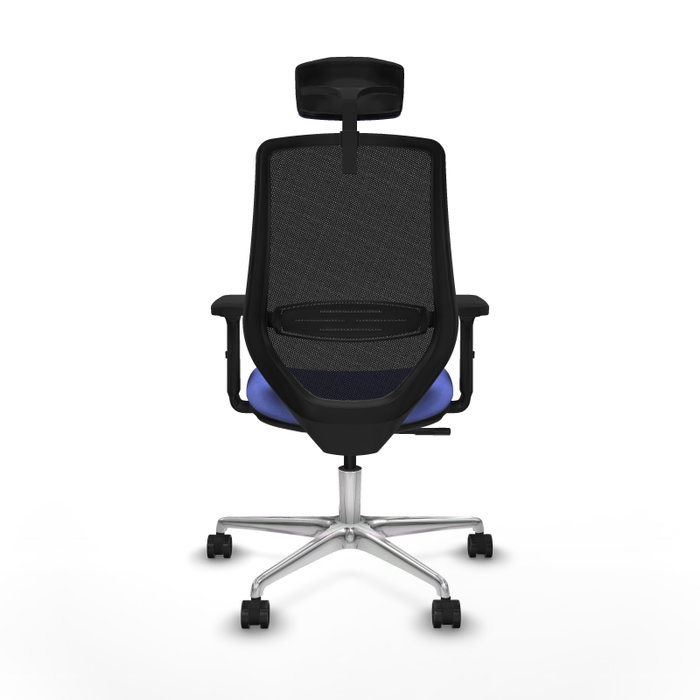 PIQUERAS Y CRESPO Silla de oficina Mardos con mecanismo Sincro, Azul claro y Negro