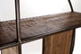 DKD Home Decor Estantería de Acacia y Metal Marrón y Negro