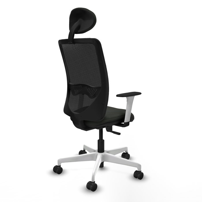 PIQUERAS Y CRESPO Silla de oficina Zulema con mecanismo Sincro, Negro