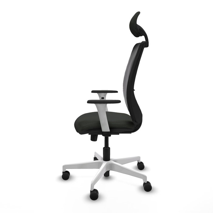 PIQUERAS Y CRESPO Silla de oficina Zulema con mecanismo Sincro, Negro
