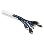 DeLOCK Pack de 2 Canaletas Autoadhesivas con Tapa Deslizante 30 x 14 mm, 1 m, Blanco