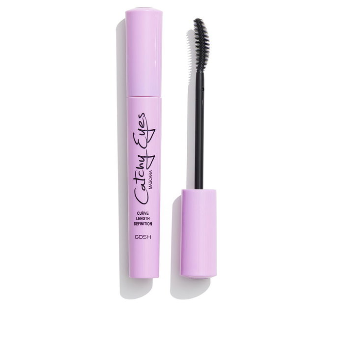 GOSH Mascara Curve Length #001 - Máscara de Pestañas Negro Extremo 8 ml para Curvar y Alargar, Efecto Ojos de Gato GOSH Mascara Curve Length #001 - Máscara de Pestañas Negro Extremo 8 ml para Curvar y Alargar, Efecto Ojos de Gato