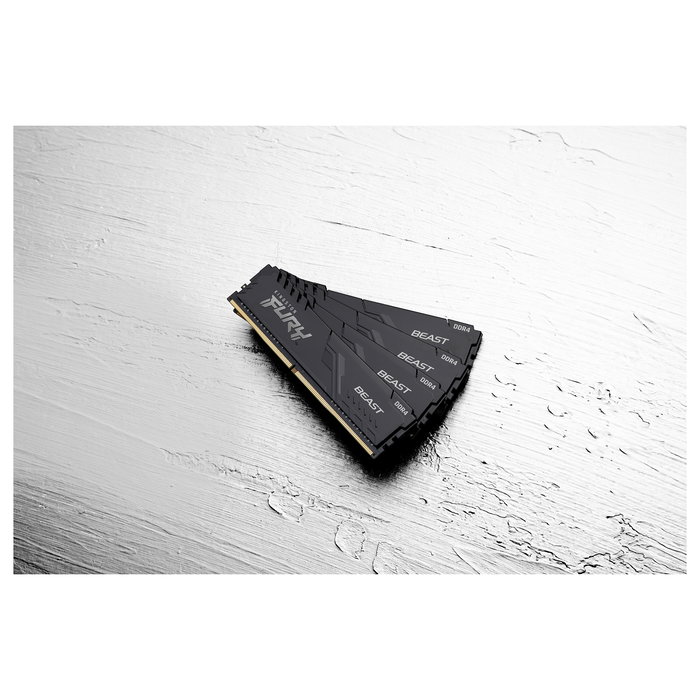 Kingston FURY Beast 32GB 3200MT/s DDR4 CL16 DIMM Módulo de memoria para PC, Negro, 1x32GB