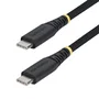StarTech.com Cable de carga USB-C trenzado de 2m, 60W, 3A, Negro