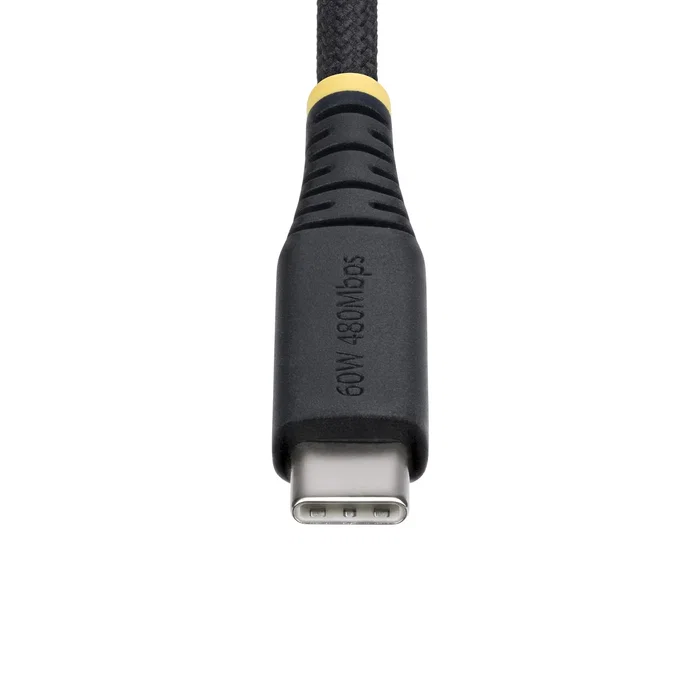 StarTech Cable de Carga USB-C Trenzado 2m 60W 3A Negro