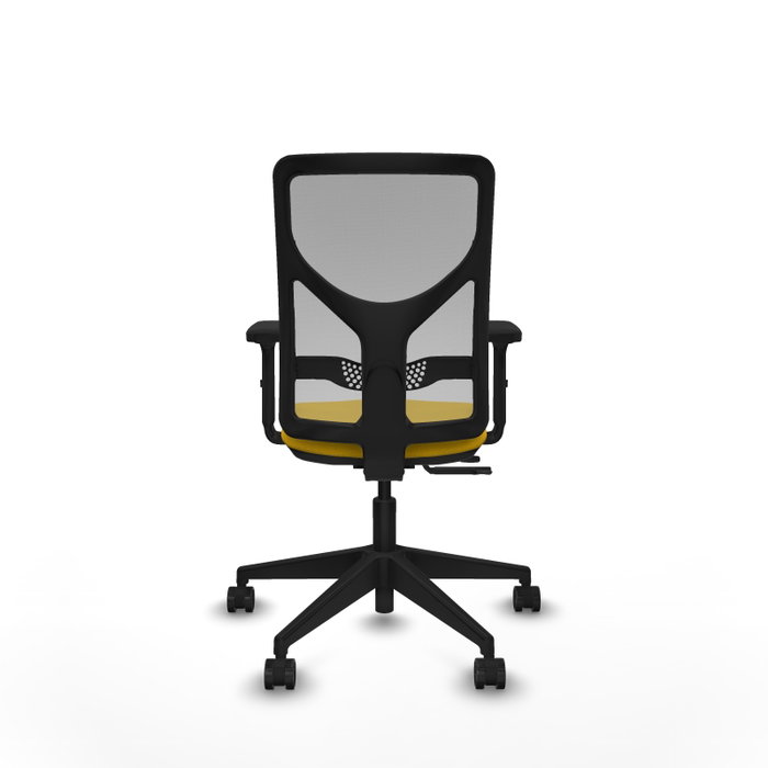 PIQUERAS Y CRESPO Silla de oficina Motilla con mecanismo Sincro/Traslack Amarillo y Gris PIQUERAS Y CRESPO Silla de oficina Motilla con mecanismo Sincro/Traslack Amarillo y Gris