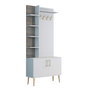 Hanah Home Recibidor Viyana D Blanco, Oro