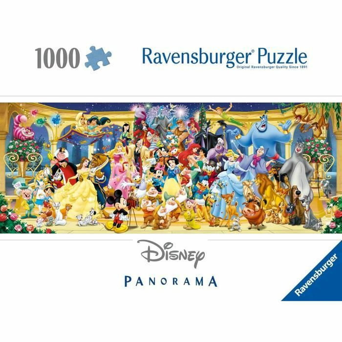 Ravensburger Puzzle Panorama Disney Foto de Grupo 1000 piezas