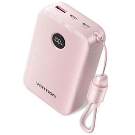 Vention FKBP0-C Power Bank 20000mAh 22.5W Rosa Incluye Cable USB Tipo-C