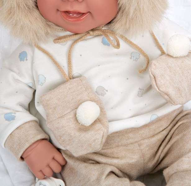 Muñecas Arias Muñeca Elegance Zoe con Manoplas (Muñeco de Peso) Cuerpo Blando 45 cm Muñecas Arias Muñeca Elegance Zoe con Manoplas (Muñeco de Peso) Cuerpo Blando 45 cm