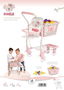 Decuevas Carro Compra Portabebe Koala con Set 12 Frutas para Muñecas hasta 50cm 30x50x62 cm