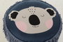 DKD Home Decor Reposapiés de Poliéster con Diseño de Animales (Pack de 2)