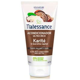 NATESSANCE Acondicionador Ultra Rico Karité con Queratina Vegetal 150ml para Cabello Seco