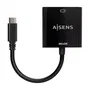 AISENS - CONVERSOR USB-C A HDMI 4K@30HZ, USB-C/M-HDMI/H, NEGRO, 15CM