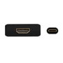 Aisens Conversor USB-C a HDMI 4K@30Hz, Negro, 15cm