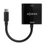 Aisens Conversor USB-C a HDMI 4K@30Hz, Negro, 15cm