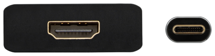 Aisens Conversor USB-C a HDMI 4K@30Hz, Negro, 15cm