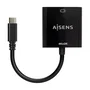Aisens Conversor USB-C a HDMI 4K@30Hz, Negro, 15cm