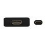 Aisens Conversor USB-C a HDMI 4K@30Hz, Negro, 15cm