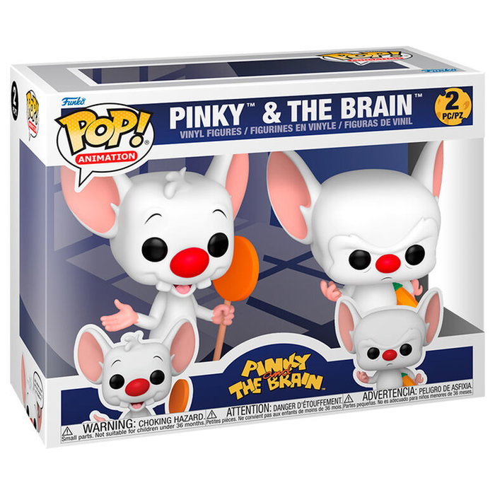 Funko Pack de 2 Figuras POP! Animaniacs Pinky & The Brain
