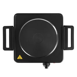 Orbegozo PE 2815 Placa Eléctrica de Encimera Plegable, 1 Zona, 1500W, Negro, con Asas Plegables e Indicador Luminoso