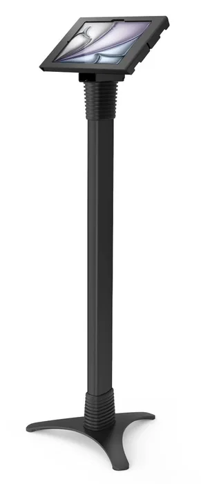 Compulocks Soporte de Seguridad 147B11APXB Negro para iPad Air M2/M3 11" (2024) - Soporte Portátil de Piso con Candado y Gestión de Cables en Aluminio