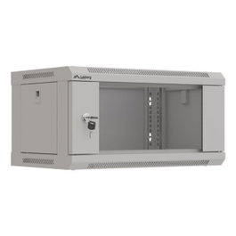 LANBERG WF03-5304-10S Armario Rack 4U Gris con Puerta de Cristal