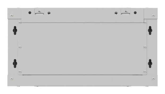 Lanberg - Bastidor de pared 19 Pulgadas 4U (60 kg carga máxima) - 540 x 350 x 281 mm, acero, puerta con vidrio y cerradura, color gris - Para equipos de red y telecomunicaciones