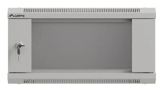 LANBERG WF03-5304-10S Armario Rack 4U Gris con Puerta de Cristal
