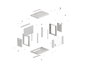 Lanberg WF03-5304-10S Armario Rack 4U Bastidor de Pared Gris con Puerta de Cristal