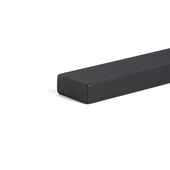 Herrajes Alk Tirador Zamak Modelo Tovik Acabado Negro Largo 270