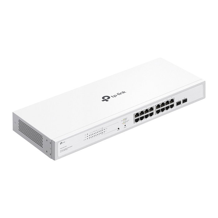 TP-Link Festa FS318GP Switch L2/L2+ 18 Puertos Gigabit con PoE de 150W, 16x RJ-45 + 2x SFP, Montaje en Rack