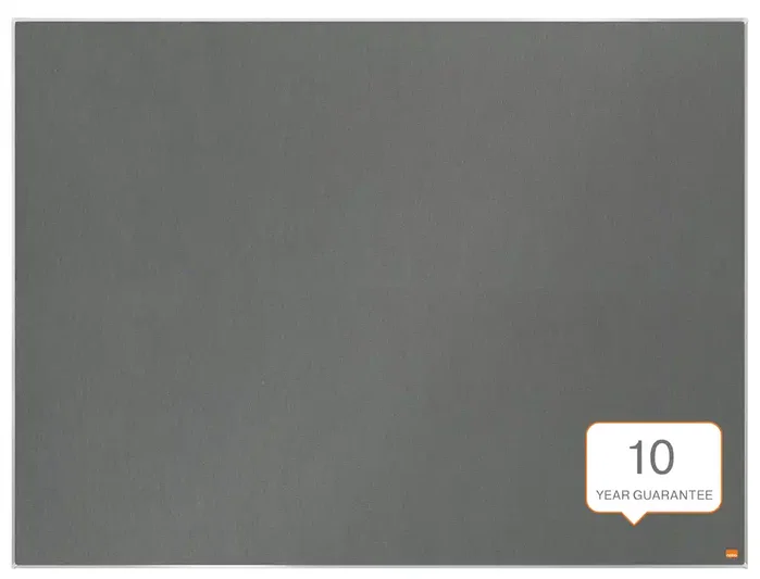 Nobo Tablero de anuncios Impression Pro Fieltro Gris 1200x900 mm Marco Aluminio