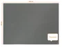 Nobo Tablero de anuncios Impression Pro Fieltro Gris 1200x900 mm Marco Aluminio