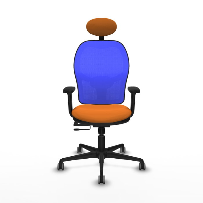 PIQUERAS Y CRESPO Silla de oficina Jorquera Naranja y Azul PIQUERAS Y CRESPO Silla de oficina Jorquera Naranja y Azul