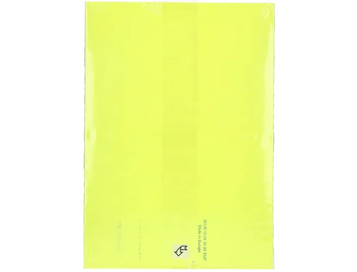 Q-connect Papel Color Din A4 80gr Amarillo Neón Paquete 500 Hojas