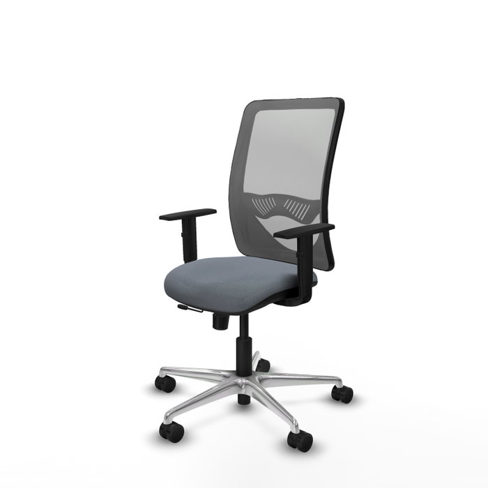 PIQUERAS Y CRESPO Silla de oficina Zulema Gris con mecanismo Sincro/Traslack PIQUERAS Y CRESPO Silla de oficina Zulema Gris con mecanismo Sincro/Traslack