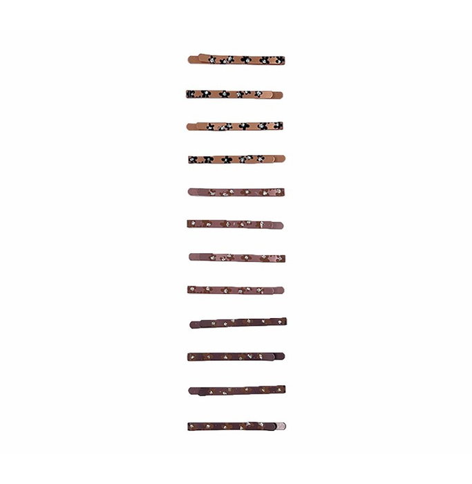 Brusi Clip Flores Marrones 12 Unidades Brusi Clip Flores Marrones 12 Unidades