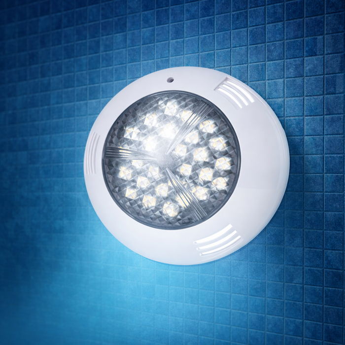 Foco de Piscina LED 36W 3051Lm Blanco Natural 4000K 295mm Superficie WR-295-2AS-36W-W
