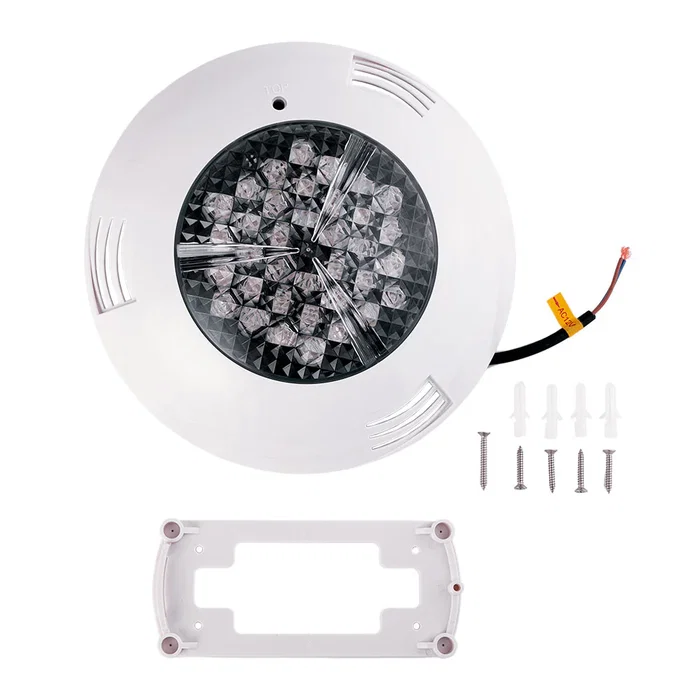Foco Piscina LED 36W 3051Lm 4.000ºK Ø295mm 30.000H Montaje Superficie [WR-295-2AS-36W-W]