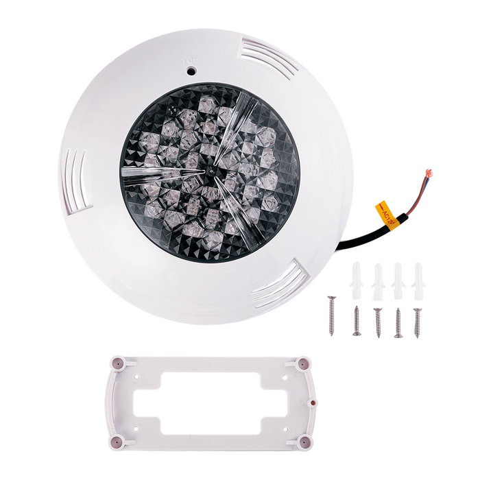 Foco de Piscina LED 36W 3051Lm Blanco Natural 4000K 295mm Superficie WR-295-2AS-36W-W